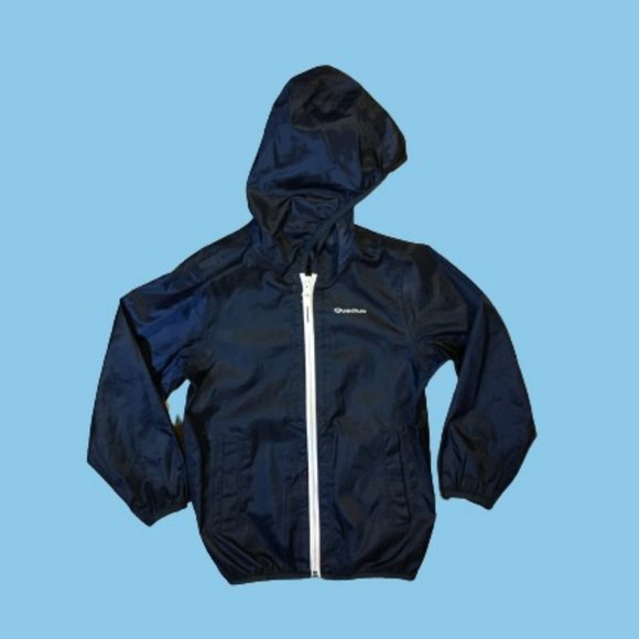 QUECHUA WATERPROOF RAIN JACKET - Picture 1 of 4